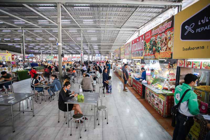 อร่อยเพลิน ที่ตลาดกลางลาดสวาย ลดการสัมผัสเงินสด ปลอดภัยจาก Covid 19