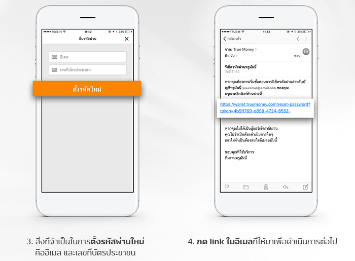 ลืมรหัสผ่าน Truemoney Wallet กู้คืนง่ายนิดเดียวด้วยปลายนิ้ว! | ทรูมันนี่  เป็นไปได้ ได้ทุกคน