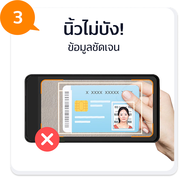 วิธีการยืนยันตัวตน ทรูมันนี่ ยืนยันตัวตน - สแกนบัตรประชาชน