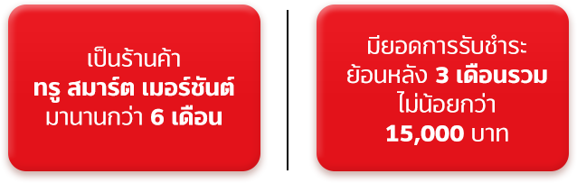 ทรู สมาร์ต เมอร์ชันต์รับบริการวงเงินให้ยืมสูงสุด 10,000 บ.16 พ.ค. 64 - 31 ธ.ค. 64