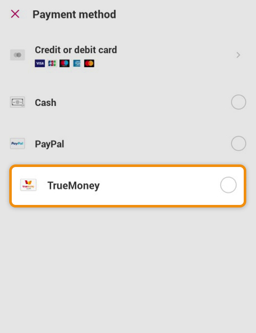 2. เลือก TrueMoney