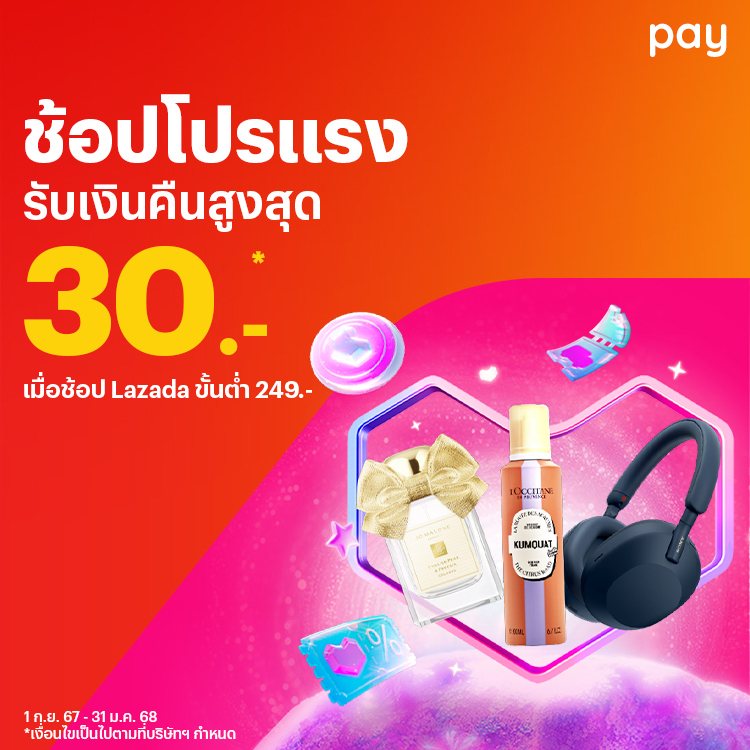 Lazadaเมื่อช้อปขั้นต่ำ 249.-1 ก.ย. 67 - 31 ม.ค. 68 โปรโมชันทรูมันนี่