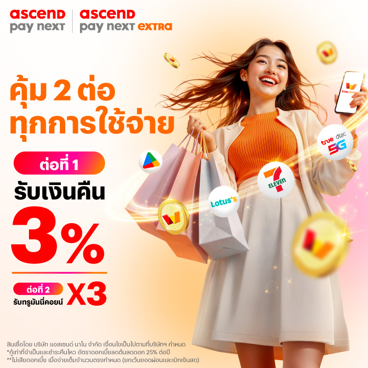 แม็คโครรับเงินคืนสูงสุด 100.-วันนี้ - 31 ธ.ค. 69 โปรโมชันทรูมันนี่